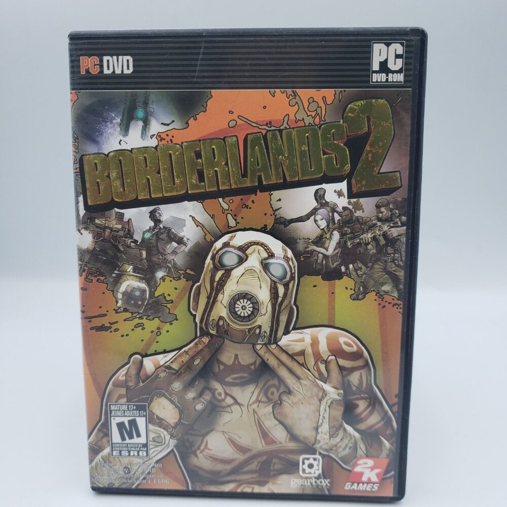 Borderlands 2 PC DVD-ROM 2012 Windows Game Complete With Manual